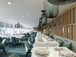 Andrea: Speisesaal