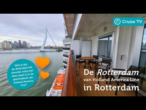 De Rotterdam van Holland America Line in Rotterdam