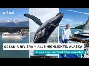 Oceania Riviera: Schiffsrundgang vor spektakul&auml;rer Alaska-Kulisse