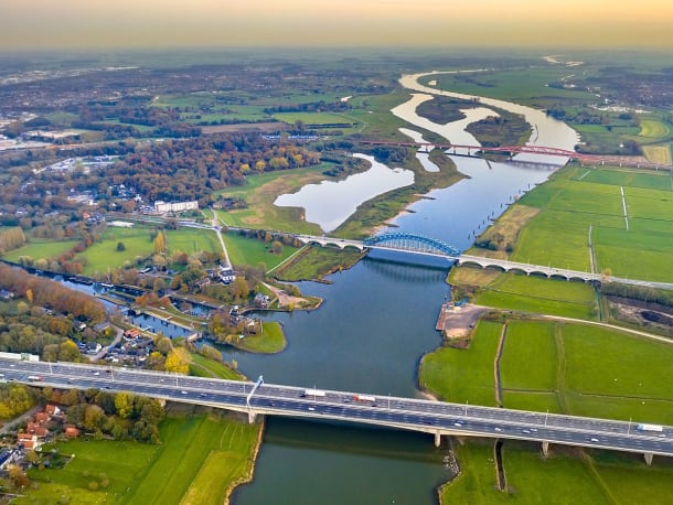 Ijssel  ab Düsseldorf bis Amsterdam