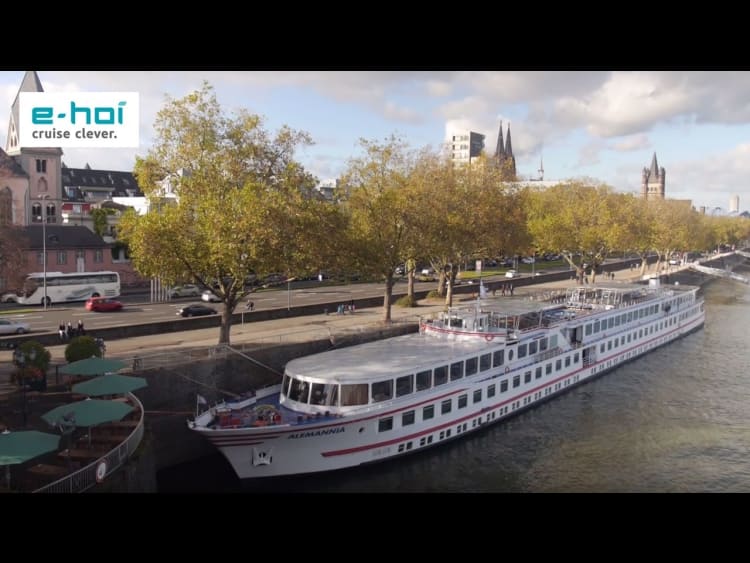 e-hoi an Bord der DCS Alemannia - mit dem Flussschiff auf dem Rhein