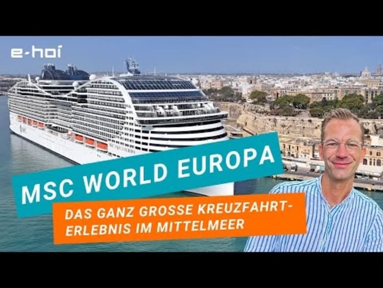 Rundgang auf MSC World Europa