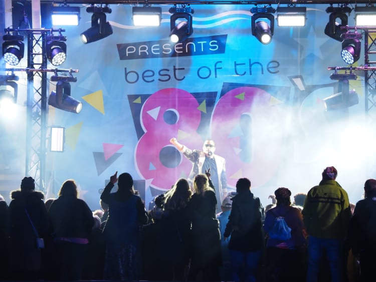 Konzert auf dem Deck