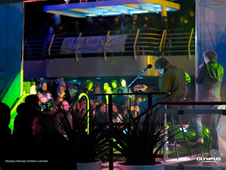 Konzert auf dem Deck