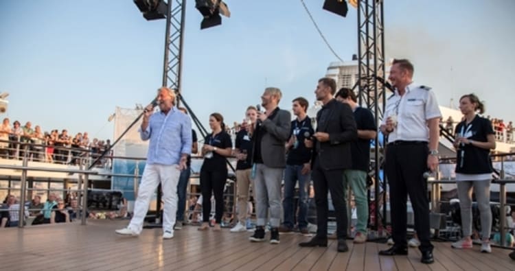 Konzert auf dem Deck