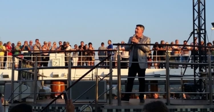 Konzert auf dem Deck
