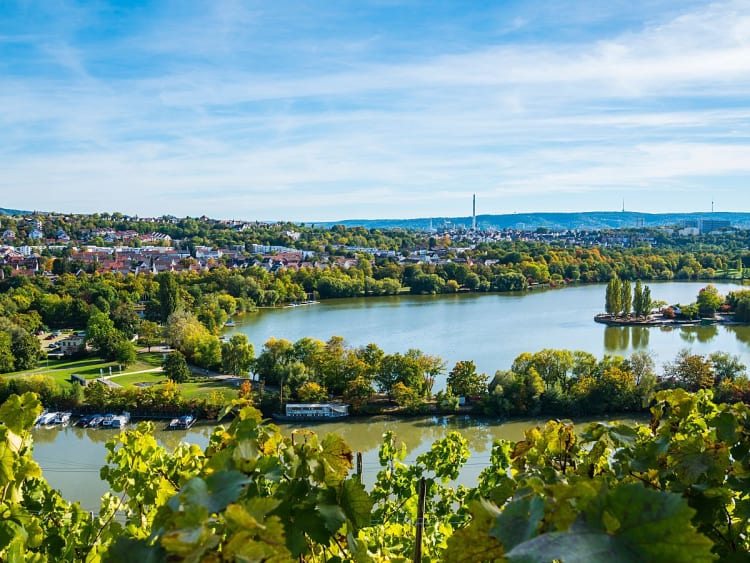 Genie&szlig;en Sie Ausblicke &uuml;ber Reben und Wasser &ndash; entspannen Sie am Neckar!