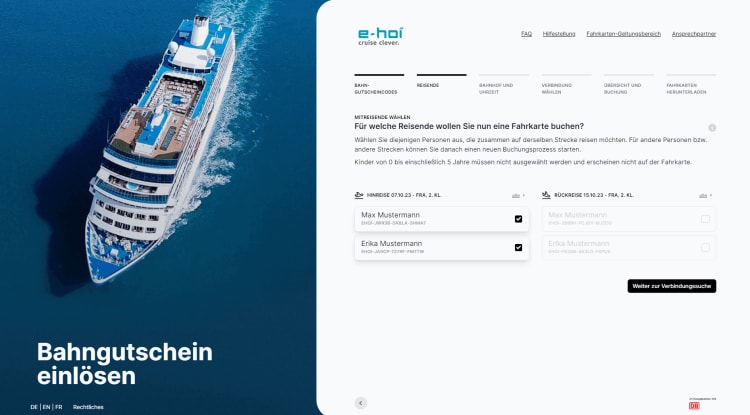 Mit dem Zug zum Flughafen