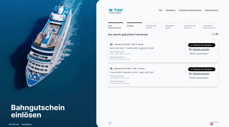 Mit dem Zug zum Flughafen