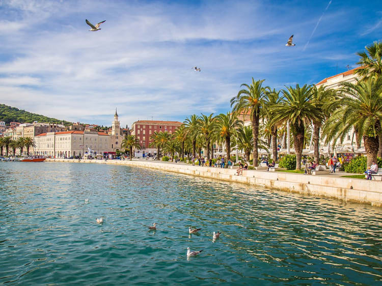 Split, Kroatien &ndash; traumhafte Kulisse verf&uuml;hrt zu einem Spaziergang