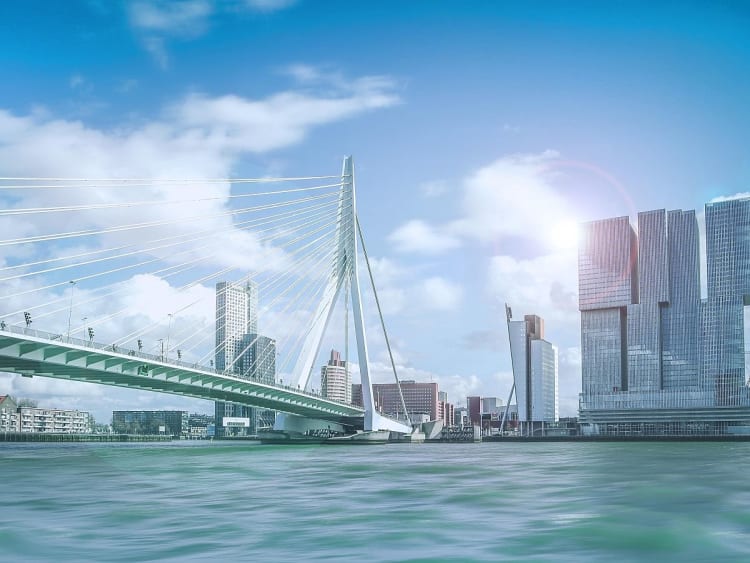 Rotterdam, Niederlande &ndash; Erasmusbr&uuml;cke als Highlight deiner Kreuzfahrt