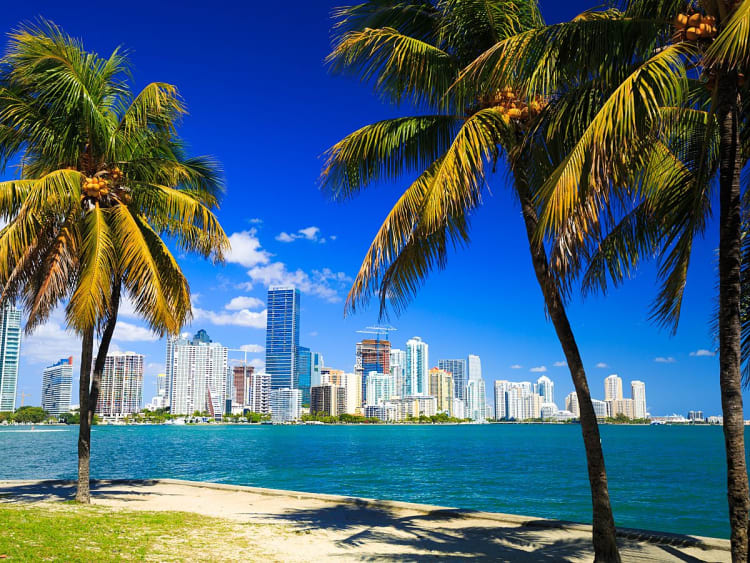 Miami, USA &ndash; faszinierende Skyline l&auml;dt zum Entdecken der Stadt ein