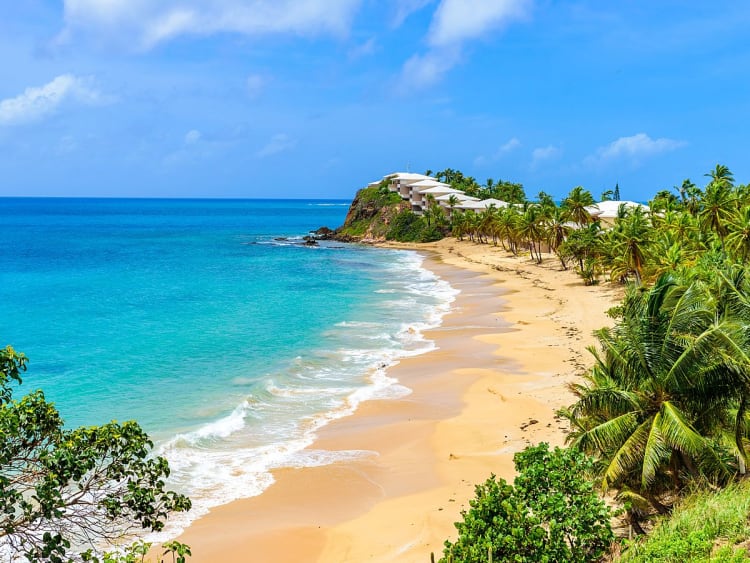 St. John&rsquo;s, Antigua &ndash; Traumstrand mit t&uuml;rkisblauem Meer