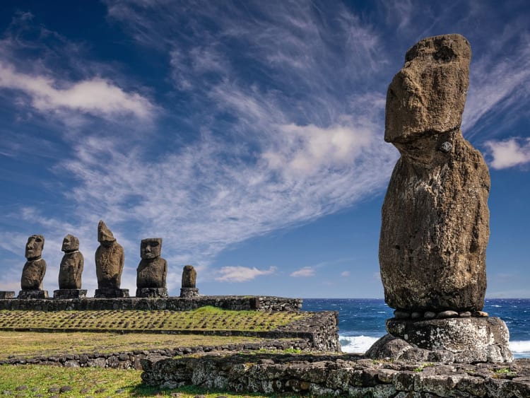 Osterinsel, Chile &ndash; Majest&auml;tische Moai-Statuen
