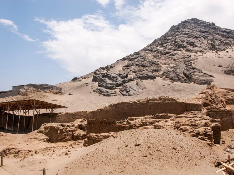 Salaverry, Peru &ndash; Ausgrabungsst&auml;tte Chan Chan in der K&uuml;stenw&uuml;ste