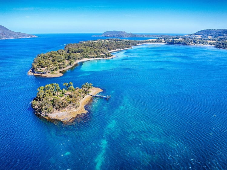 Port Arthur, Australia &ndash; Paisaje costero con aguas turquesas