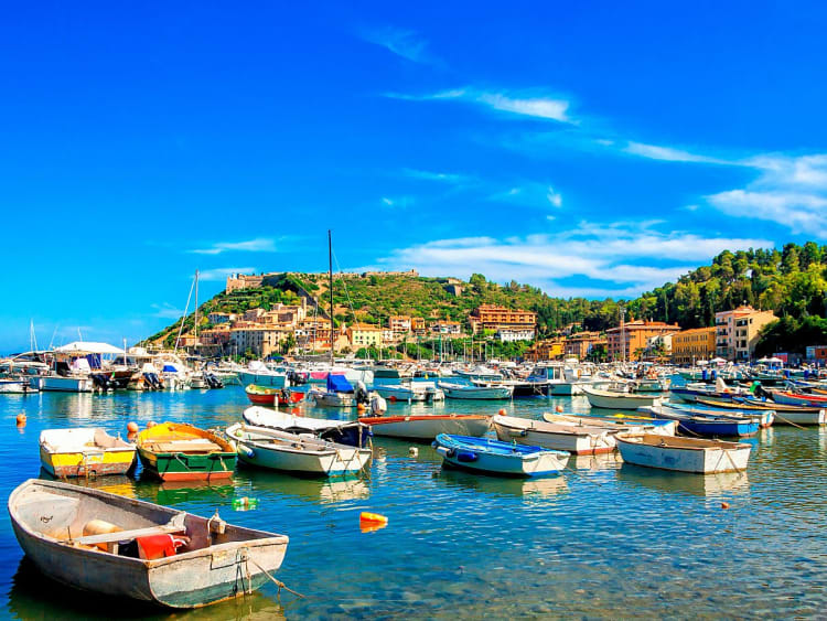 Porto Ercole, Italien &ndash; Traditioneller Hafen am Monte Argentario