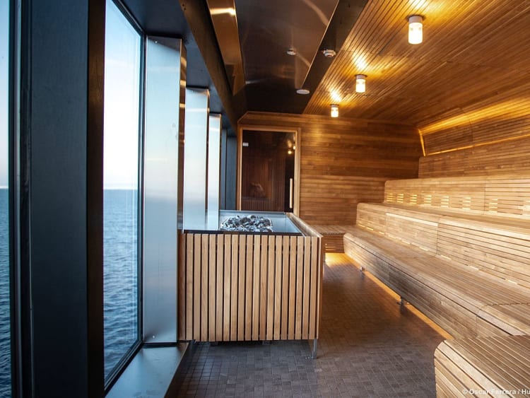 Roald Amundsen: Sauna auf Deck 10