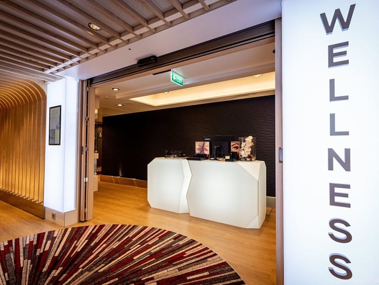 Roald Amundsen: Eingang zum Wellnessbereich