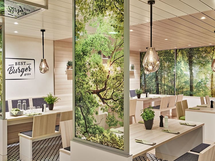 AIDAcosma: Restaurant Best Burger&thinsp;@&thinsp;Sea