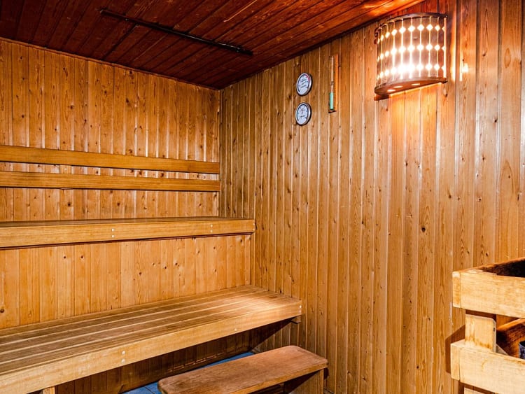 DCS Amethyst 2: Sauna im Wellnessbereich