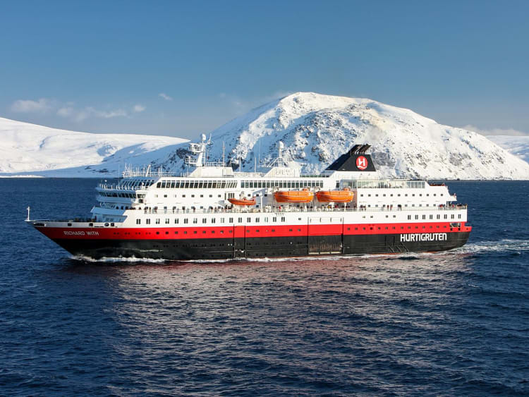 Richard With: Schiff im Winter