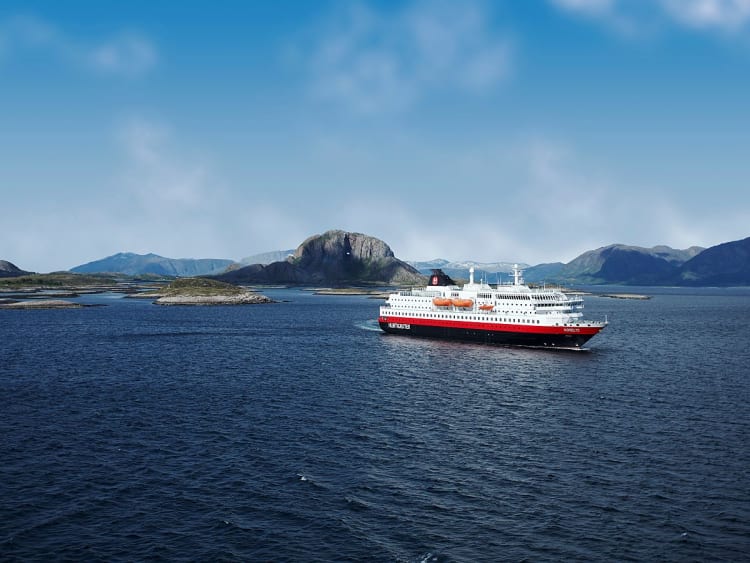 Nordlys: vor Torghatten