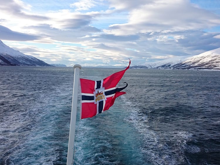 Richard With: Norwegische Flagge