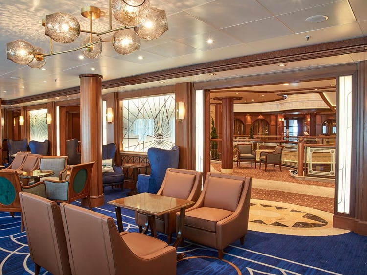 Queen Victoria: Chart Room auf Deck 2