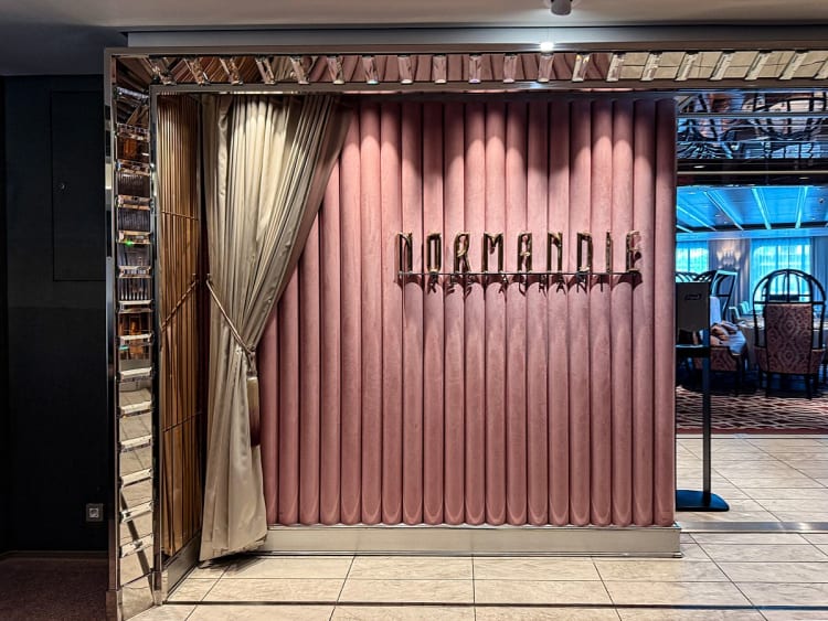 Celebrity Ascent: Normandie Restaurant