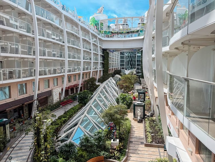 Allure of the Seas: Central Park von oben