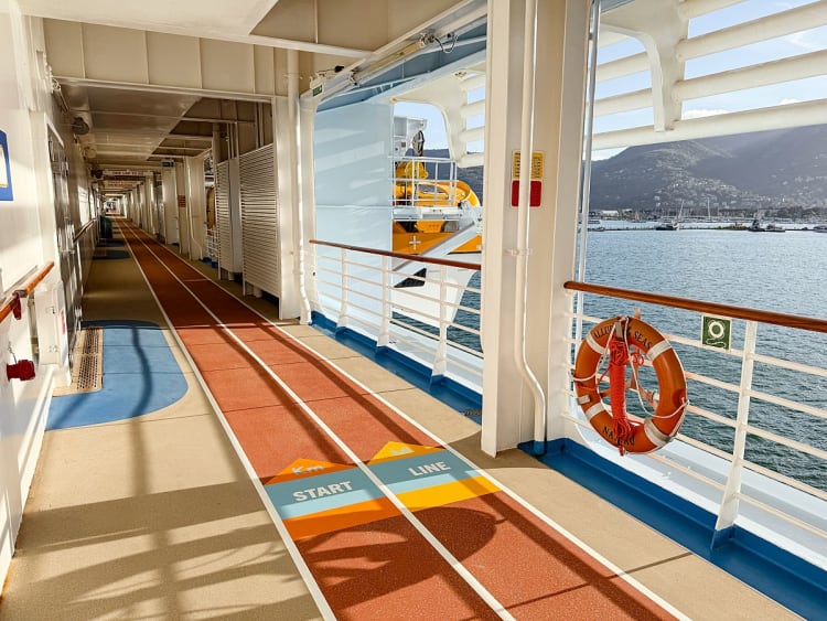 Allure of the Seas: Jogging Track