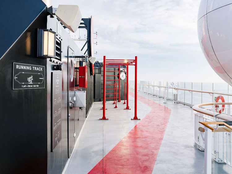 Fridtjof Nansen: Joggingstrecke auf Deck 11