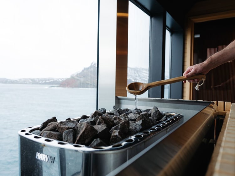 Fridtjof Nansen: Sauna auf Deck 10