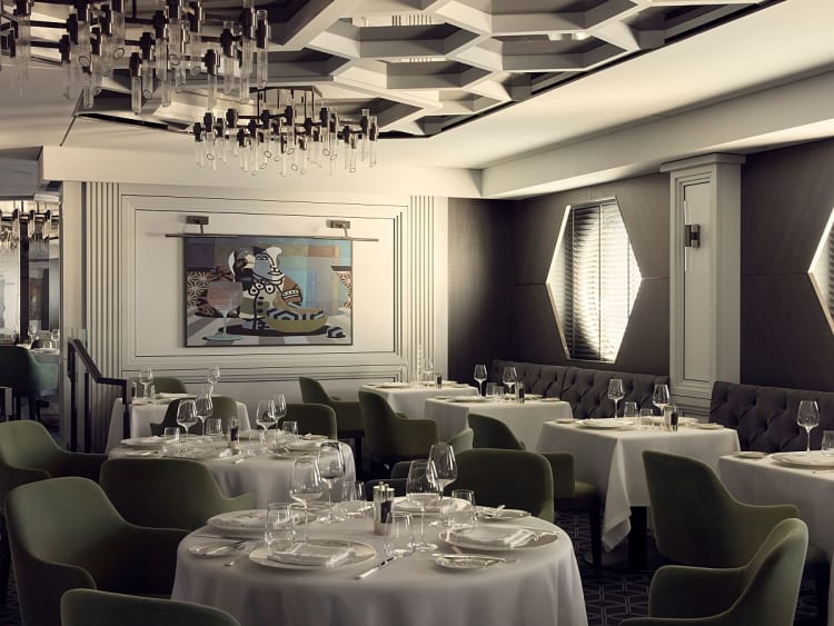 EXPLORA I: Fil Rouge Restaurant auf Deck 4