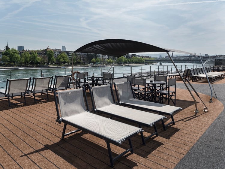 Thurgau Prestige: Sonnendeck mit Liegen