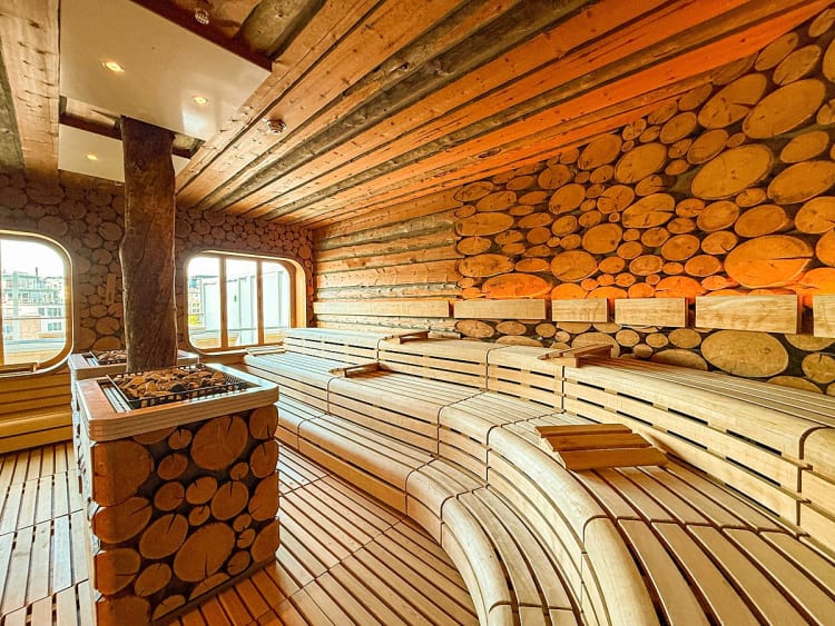 AIDAnova: Body & Soul Sauna auf Deck 8