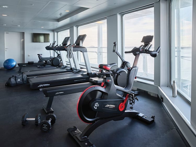 Havila Pollux: Fitnessraum auf Deck 7