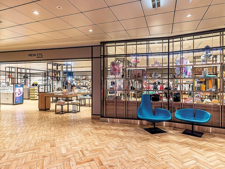 Mein Schiff 1: Neuer Wall - Einkaufspassagen Deck 4