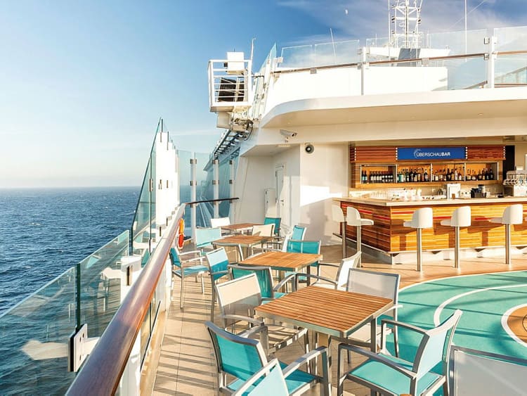 Mein Schiff 5: &Uuml;berschau Bar Deck 14