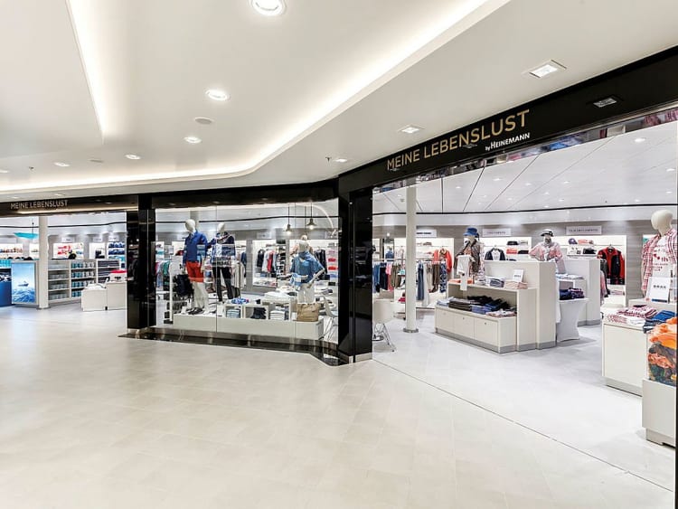 Mein Schiff 5: Neuer Wall - Einkaufspassage Deck 4