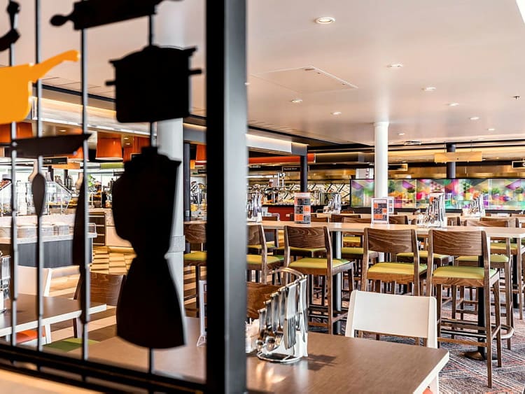 Mein Schiff 2: Anckelmannsplatz - Buffet-Restaurant Deck 12