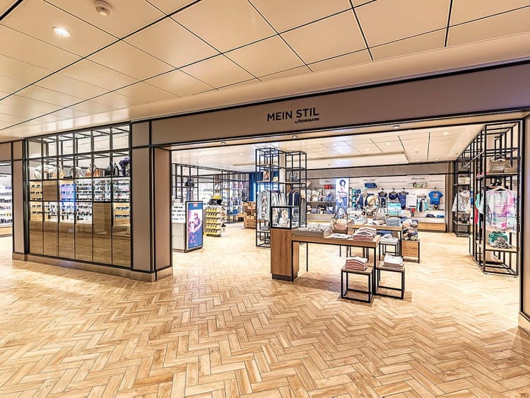 Mein Schiff 2: Neuer Wall - Einkaufspassagen Deck 4