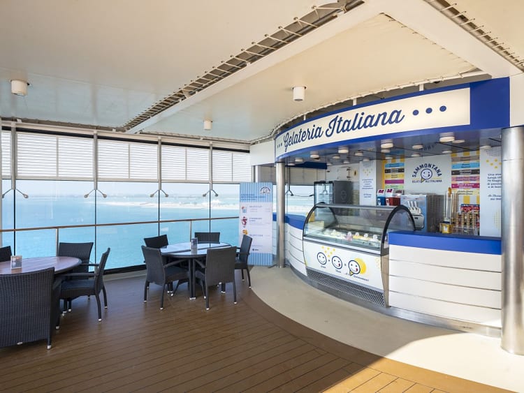 MSC Opera: Italienische Eisdiele Deck 11