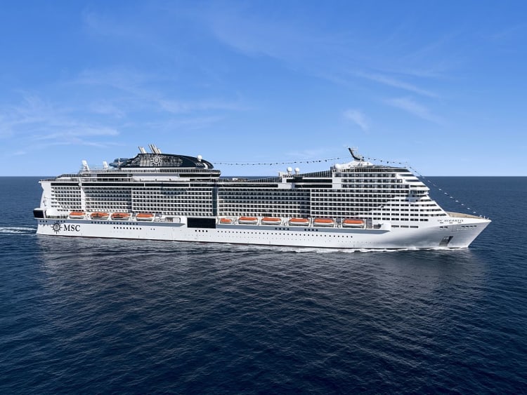 MSC Meraviglia: Au&szlig;enansicht