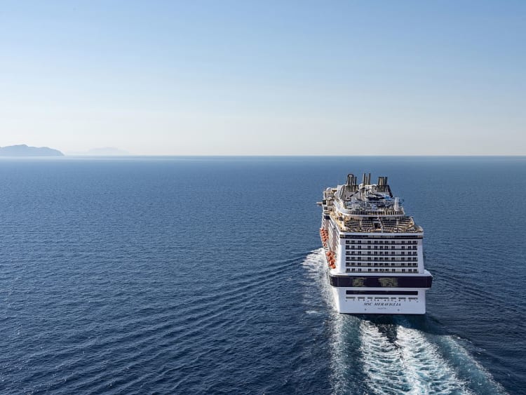 MSC Meraviglia: Au&szlig;enansicht Heck