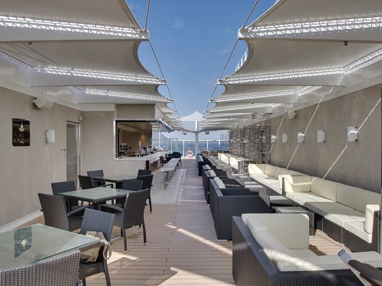 MSC Seaside: Aurea Bar nur f&uuml;r G&auml;ste der Aurea Erlebniswelt 