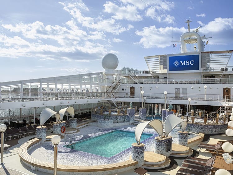 MSC Orchestra: Acapulco Pool Area Poolbereich Deck 13