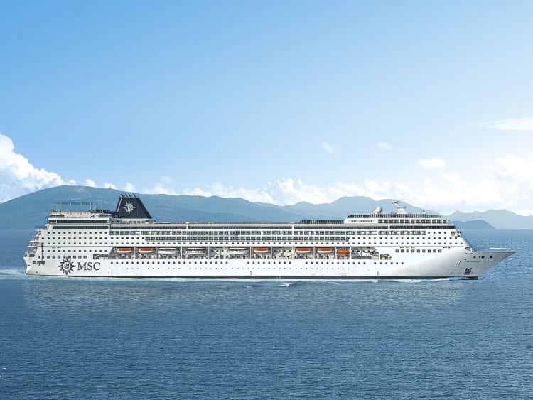 MSC Armonia: Au&szlig;enansicht