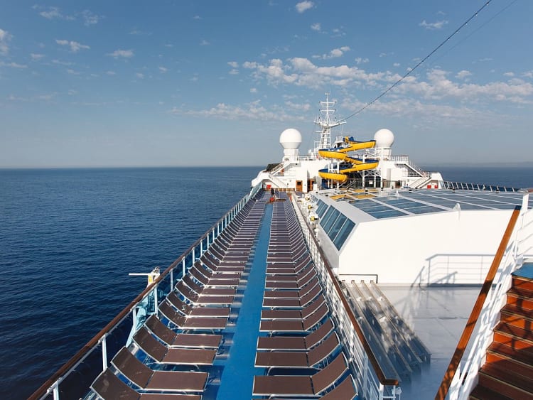 Costa Pacifica: Offenes Deck